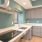 large counters and a resident kitchen area